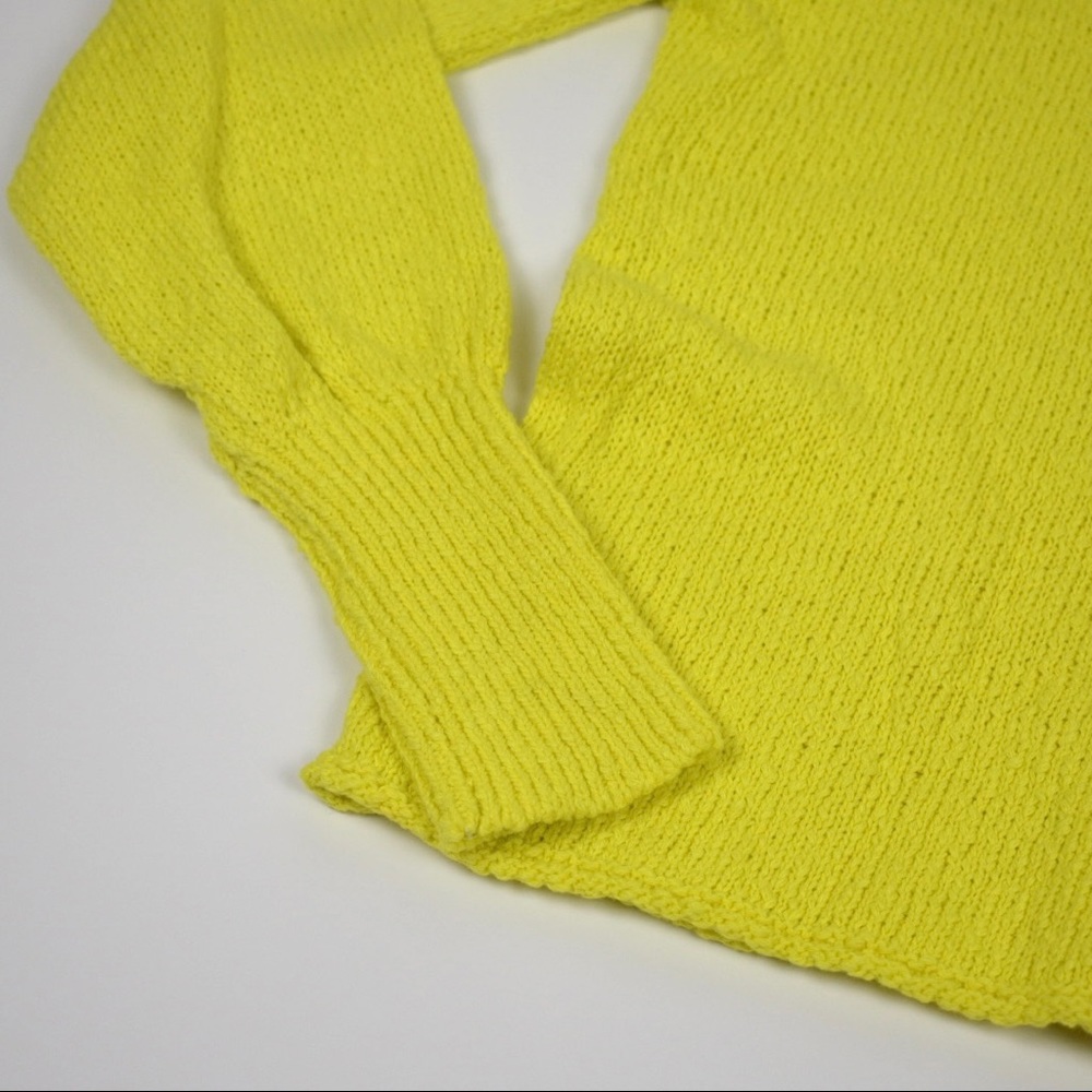 Abound Yellow Meadow Drop Shoulder Knit Sweater - Picture 5 of 8